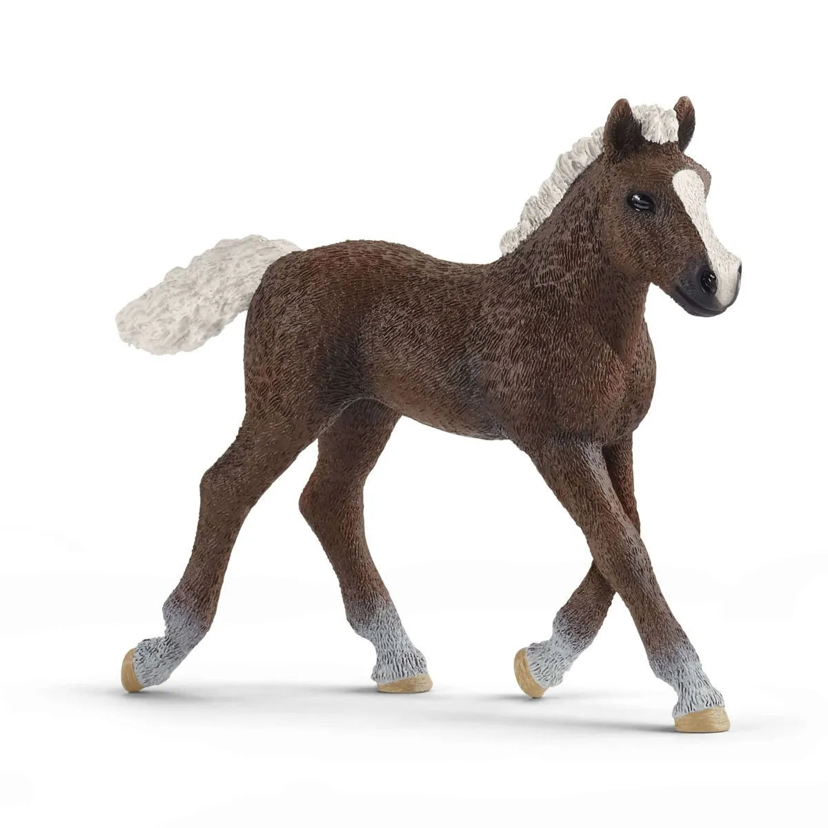 SCH8 Figurine PVC SCHLEICH Animaux : Poulain forêt-noire, Black forest foal 9cm
