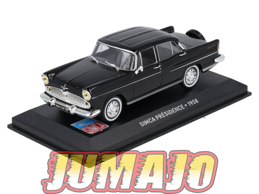 SIM2 Voiture 1/43 IXO Altaya SIMCA : SIMCA Présidence noire 1958