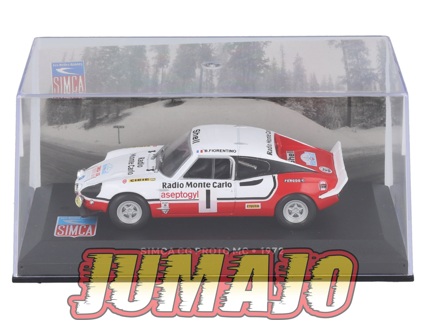 SIM34 Voiture 1/43 IXO Altaya SIMCA : SIMCA CG Proto MC 1972 Radio monte-carlo