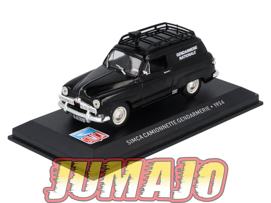 SIM51 Voiture 1/43 IXO Altaya SIMCA : SIMCA Camionnette gendarmerie 1954