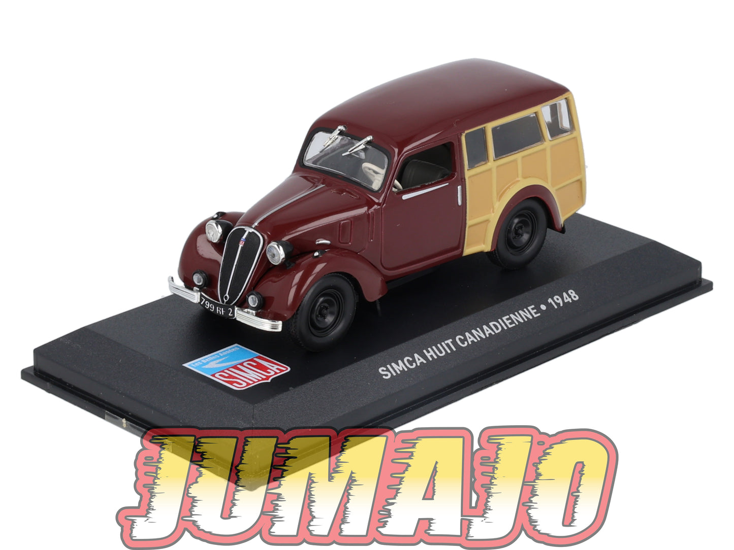 SIM56 Voiture 1/43 IXO Altaya SIMCA : SIMCA HUIT Canadienne 1948