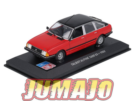 SIM93 Voiture 1/43 IXO Altaya SIMCA : TALBOT Alpine 1600 SX 1980 conduite à droite
