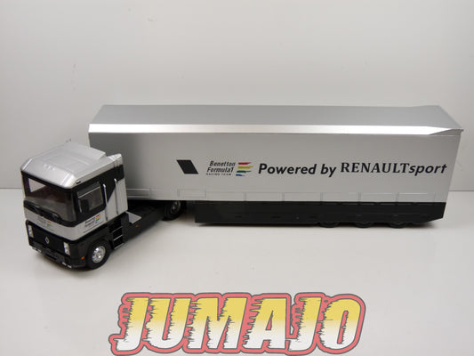 SMI5 SEMI REMORQUE 1/43 Centauria IXO : Renault TR350 Benetton F1 team