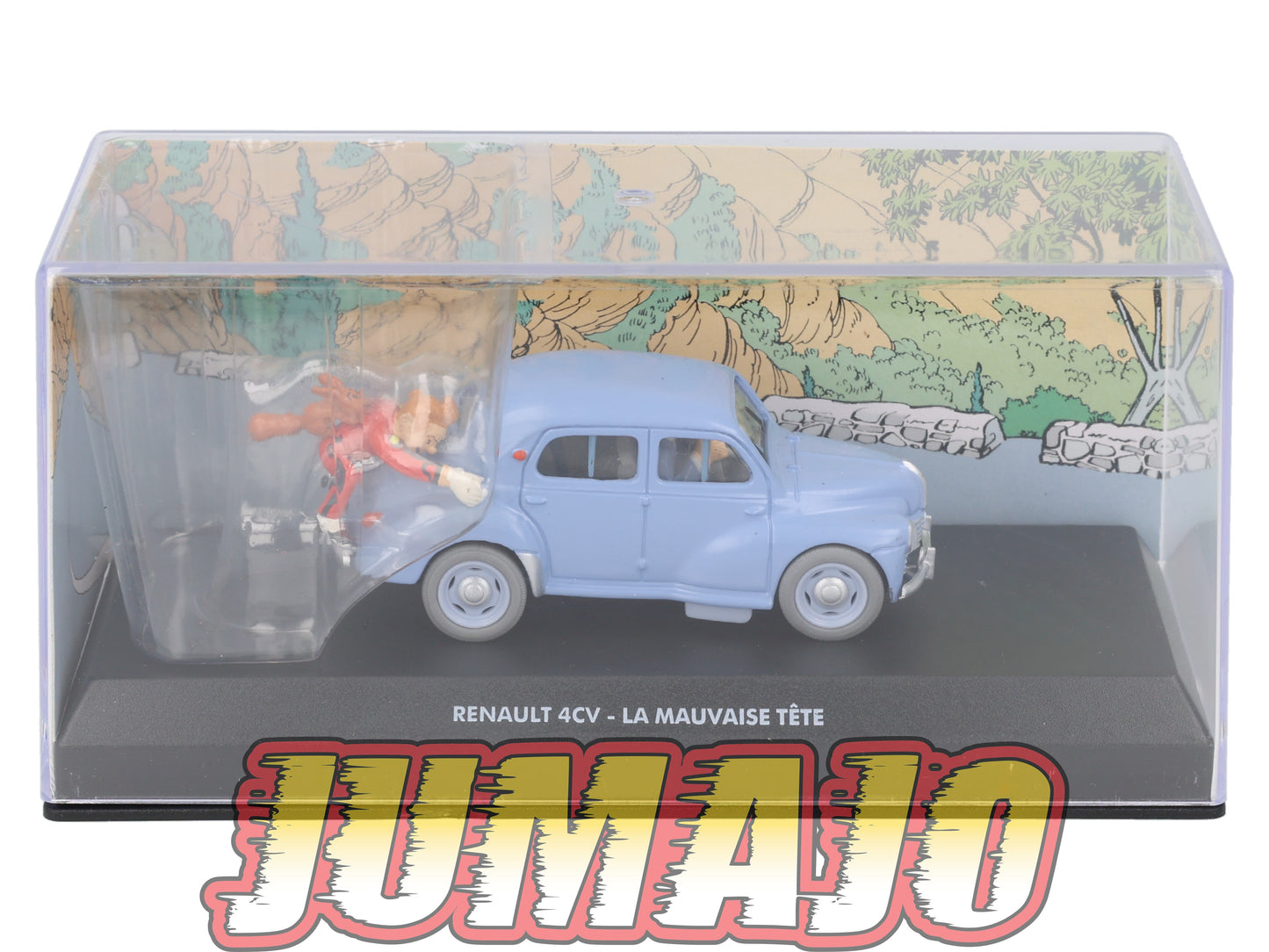 SPI3 Voiture 1/43 Collection SPIROU : RENAULT 4CV la mauvaise Tête
