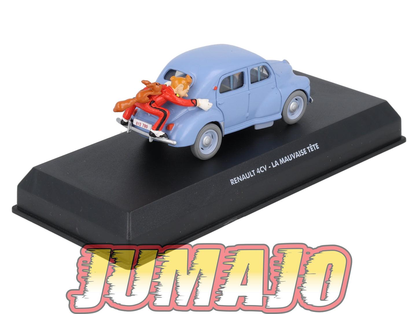 SPI3 Voiture 1/43 Collection SPIROU : RENAULT 4CV la mauvaise Tête