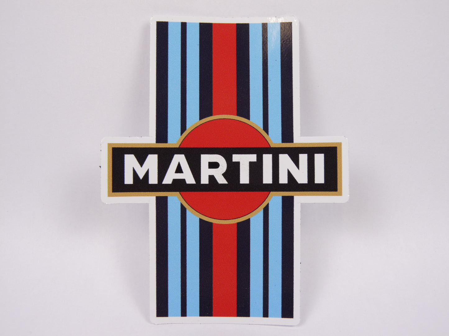 STK50 Sticker Autocollant : logo Martini Largeur 8.7 cm hauteur 11 cm
