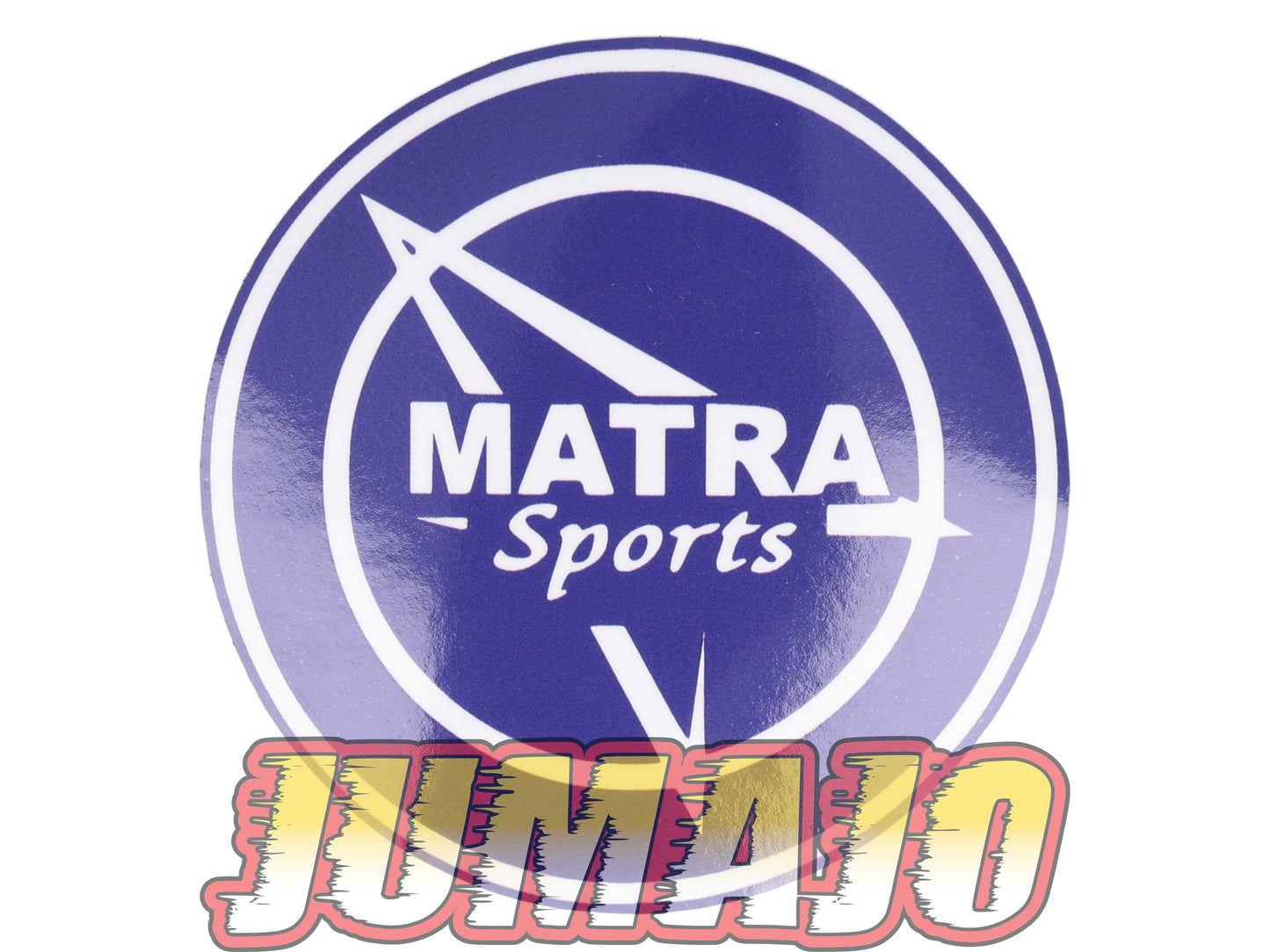 STK52 Sticker Autocollant logo MATRA Sport rond Diamètre environ 10.7