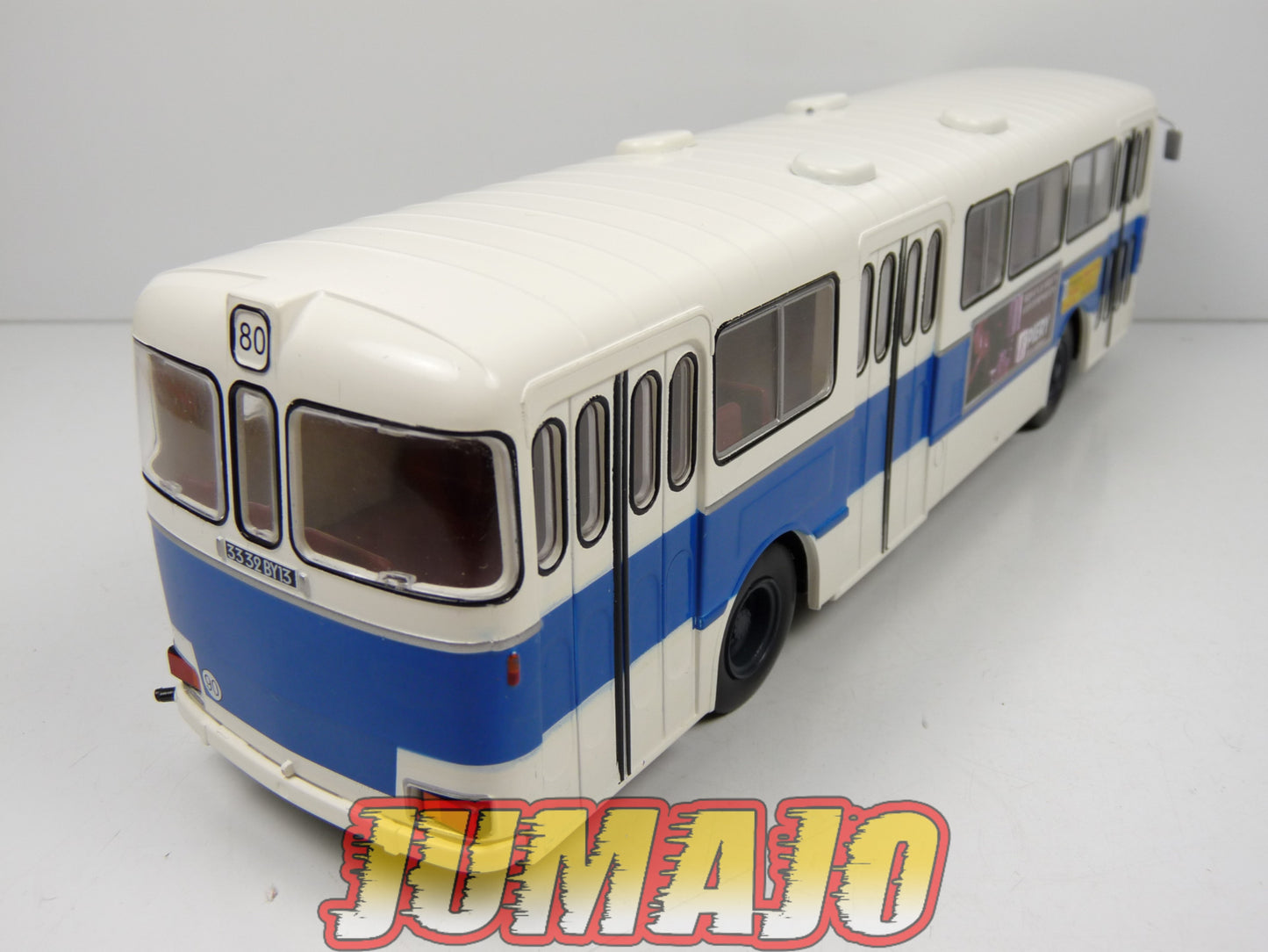 SUB104 Bus 1/43 IXO Hachette BERLIET PH100 RATVM Marseille 1962 n°80 France
