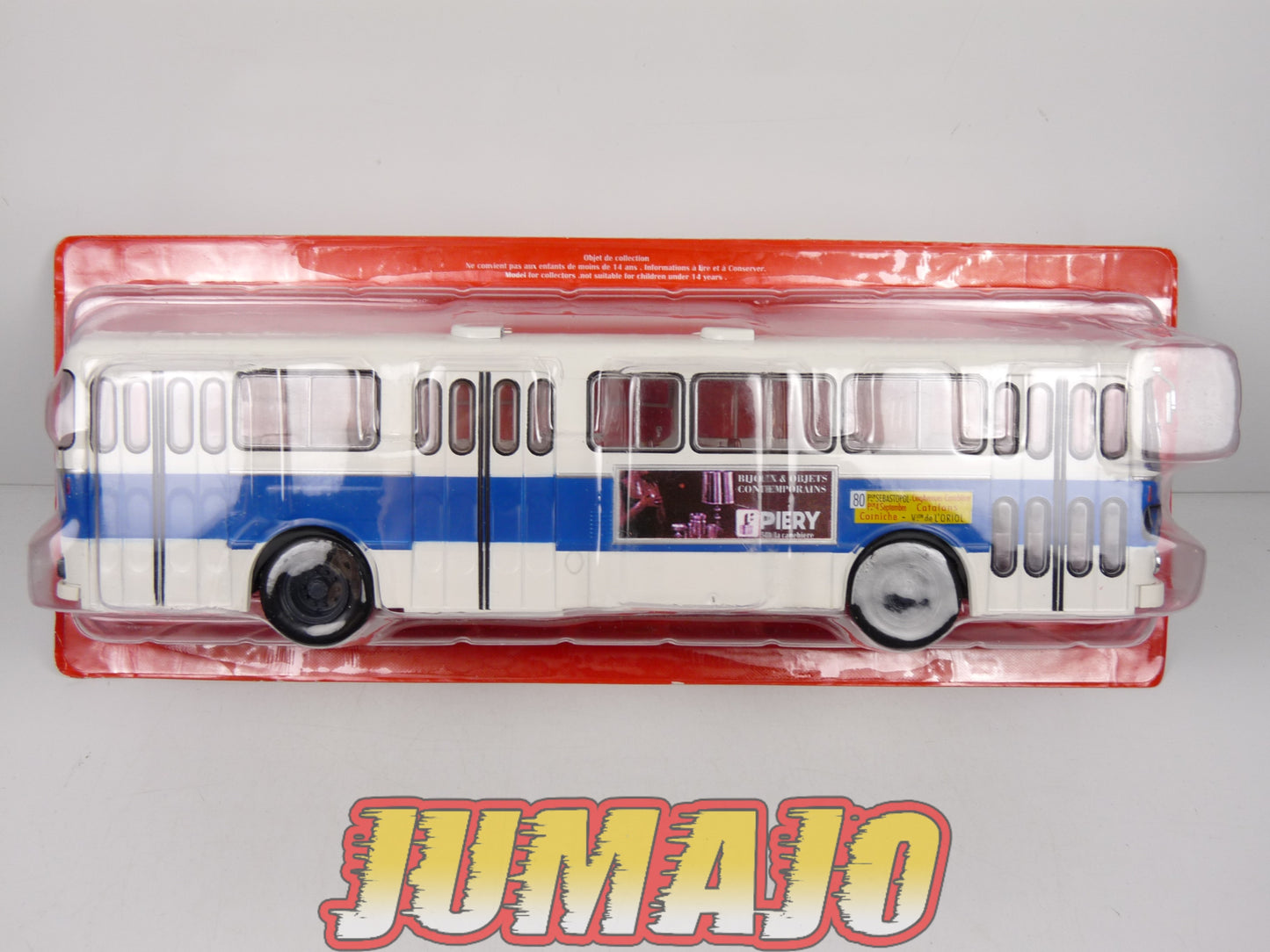 SUB104 Bus 1/43 IXO Hachette BERLIET PH100 RATVM Marseille 1962 n°80 France