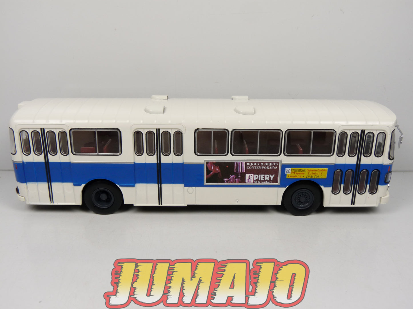 SUB104 Bus 1/43 IXO Hachette BERLIET PH100 RATVM Marseille 1962 n°80 France