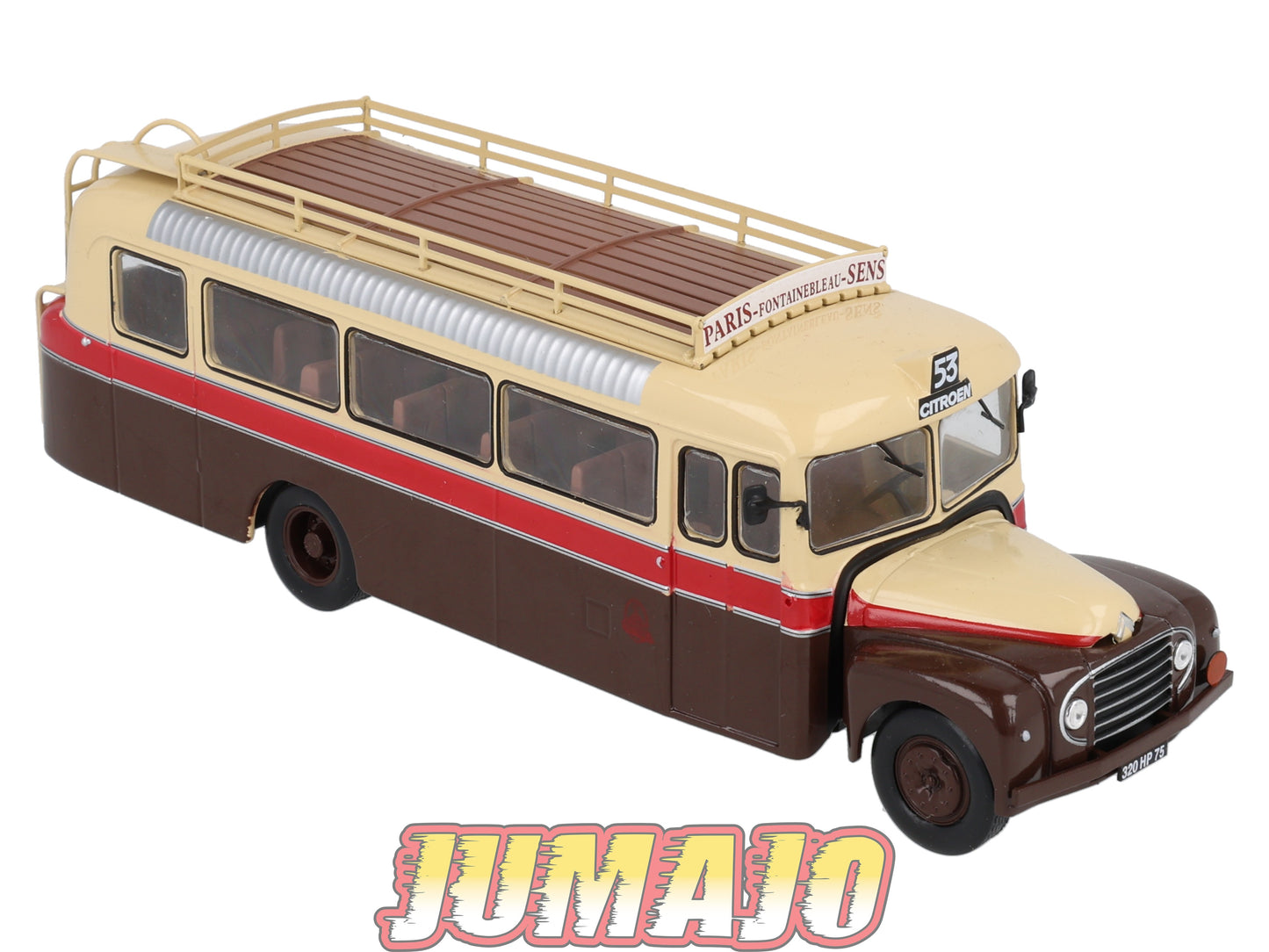 SUB18 Bus 1/43 IXO Hachette CITROEN 46 UAD Paris fontainebleau n°53