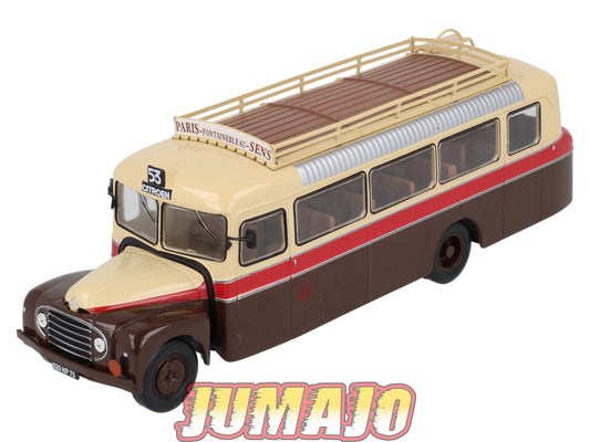 SUB18 Bus 1/43 IXO Hachette CITROEN 46 UAD Paris fontainebleau n°53
