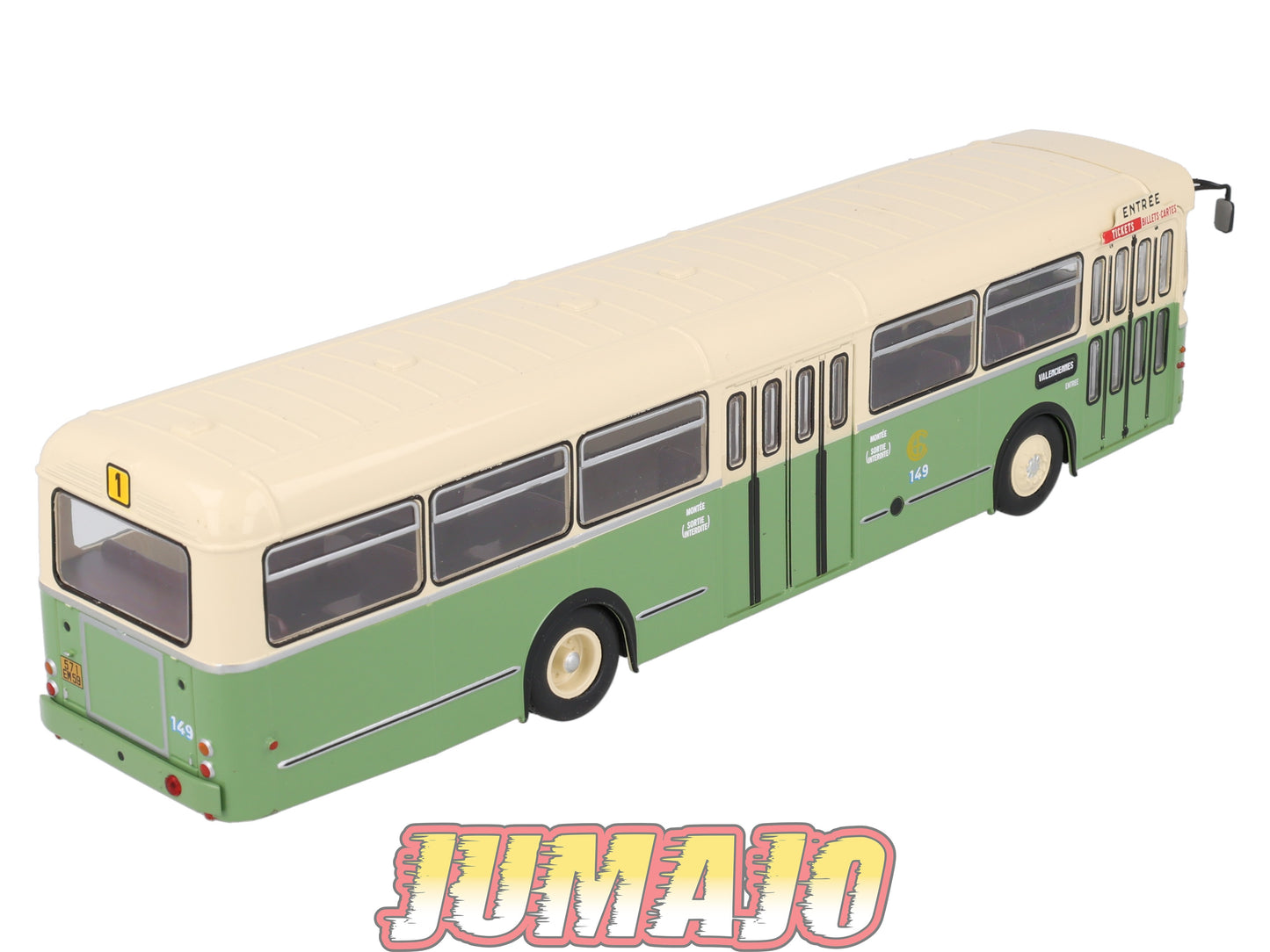 SUB28 Bus 1/43 IXO Hachette BROSSEL A92DAR n°149 Valenciennes