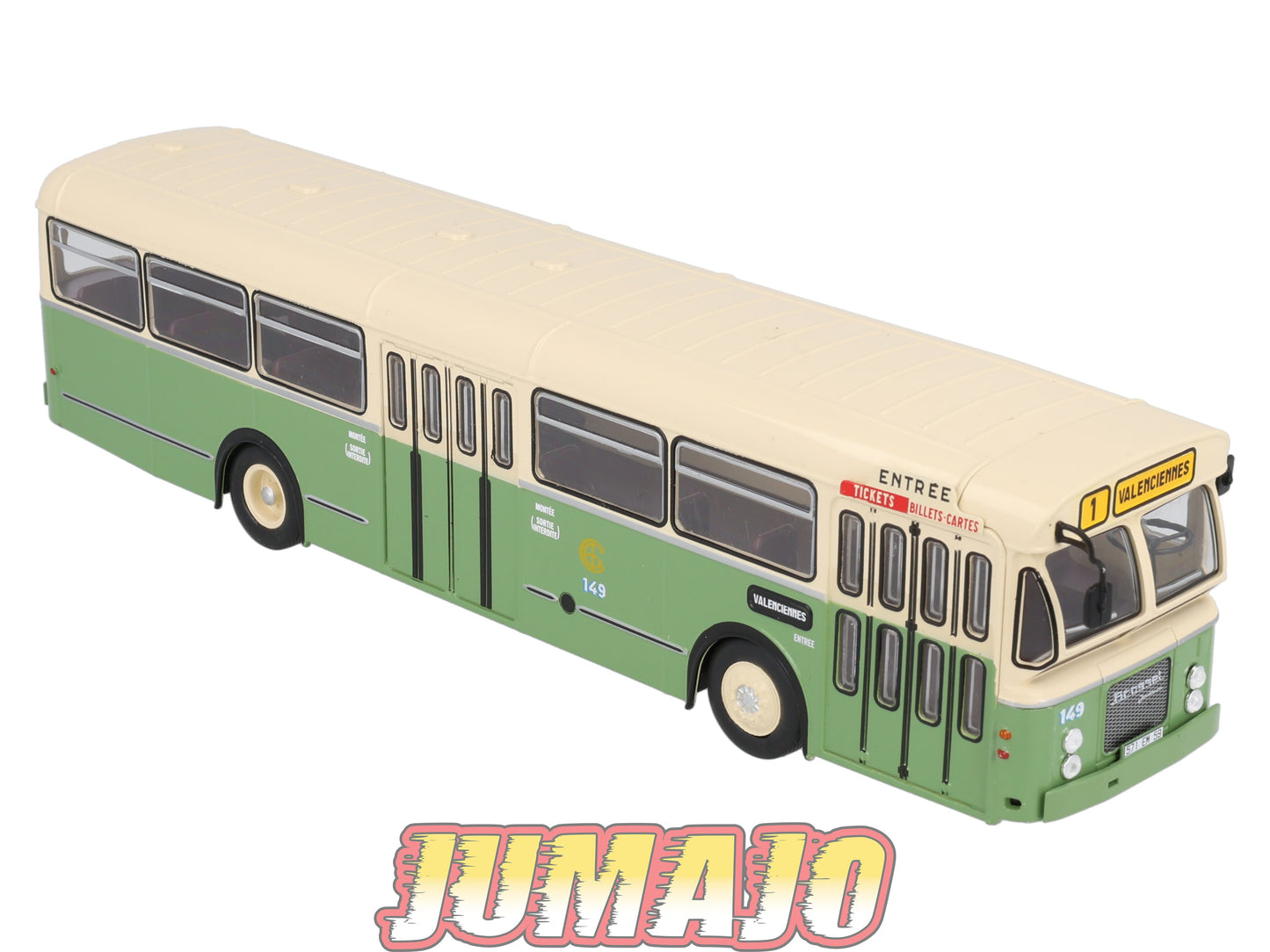 SUB28 Bus 1/43 IXO Hachette BROSSEL A92DAR n°149 Valenciennes