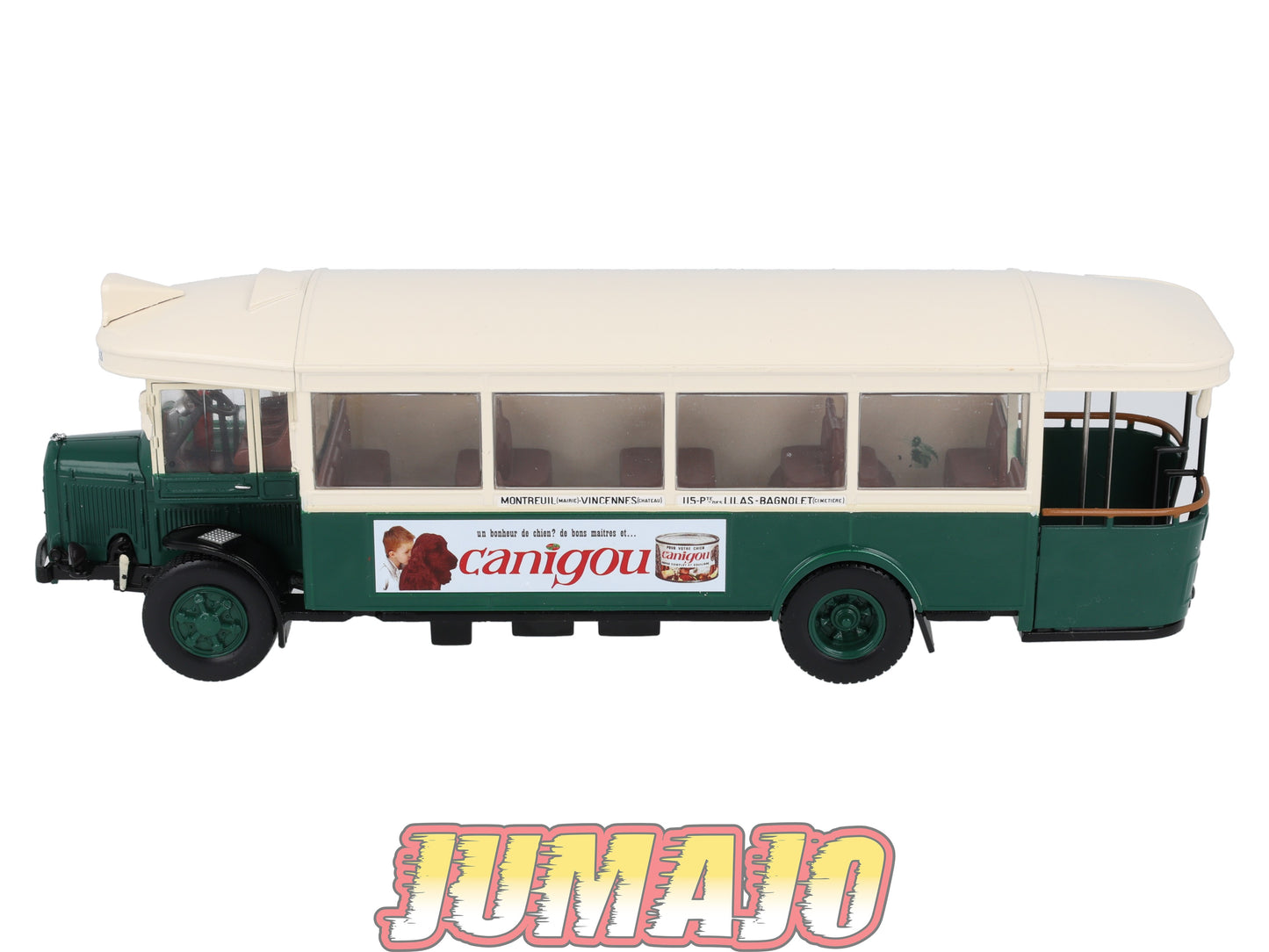 SUB29 Bus 1/43 IXO Hachette : RENAULT TN6 C2 Canigou 1934 Ligne 115 Vincennes (Château)