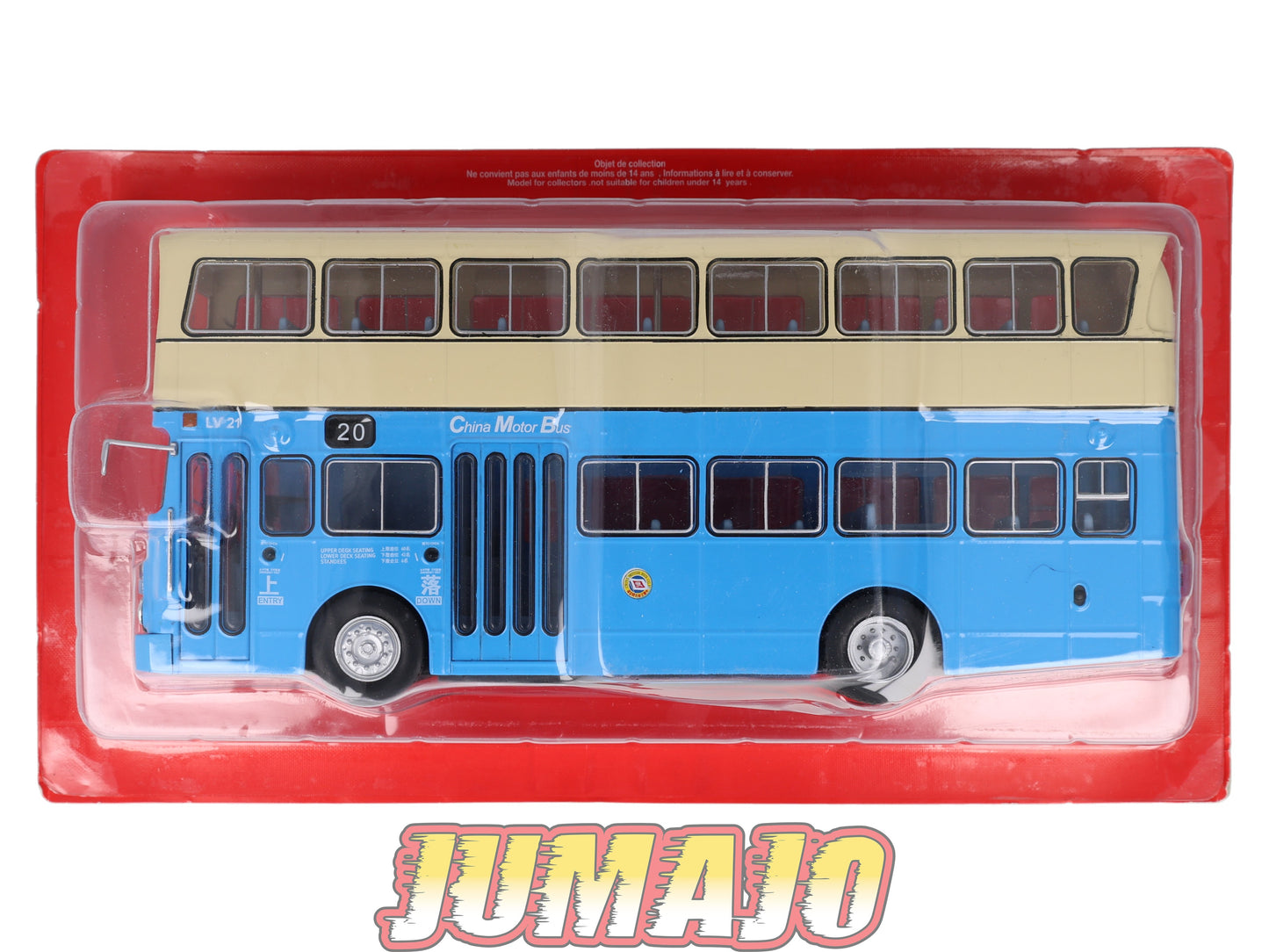SUB30 Bus 1/43 IXO Hachette LEYLAND Victory MKII Impériale China Motor bus n°20