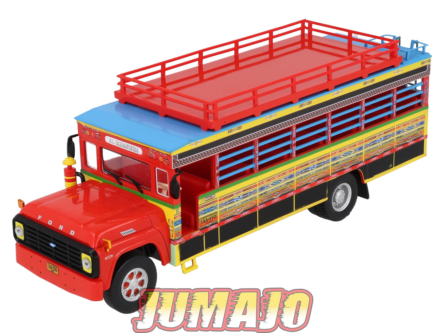 SUB43 Bus 1/43 IXO Hachette FORD F-600 Chiva El Barranquero