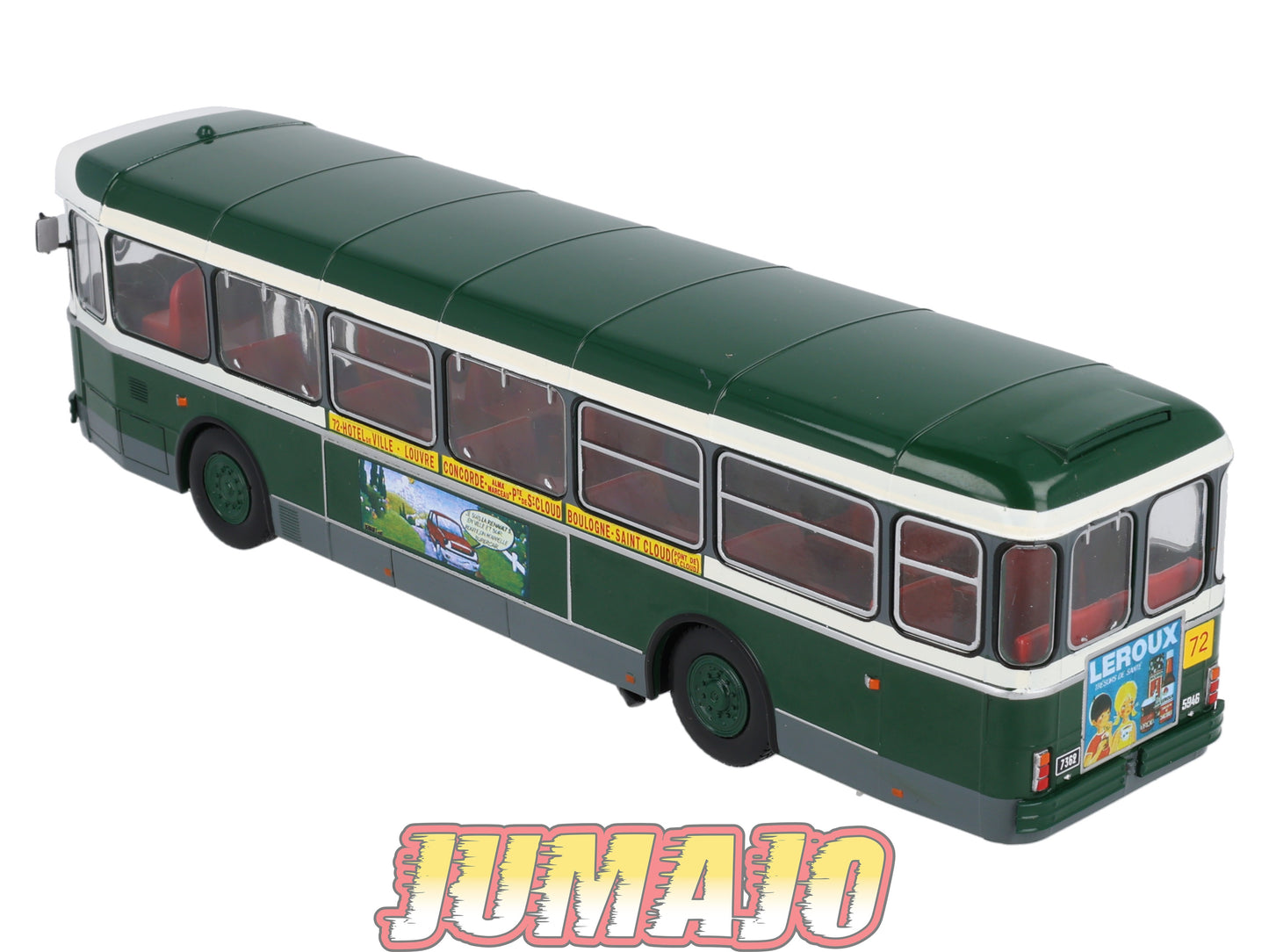 SUB47 Bus 1/43 IXO Hachette SAVIEM SC10U n°72 Hôtel de ville