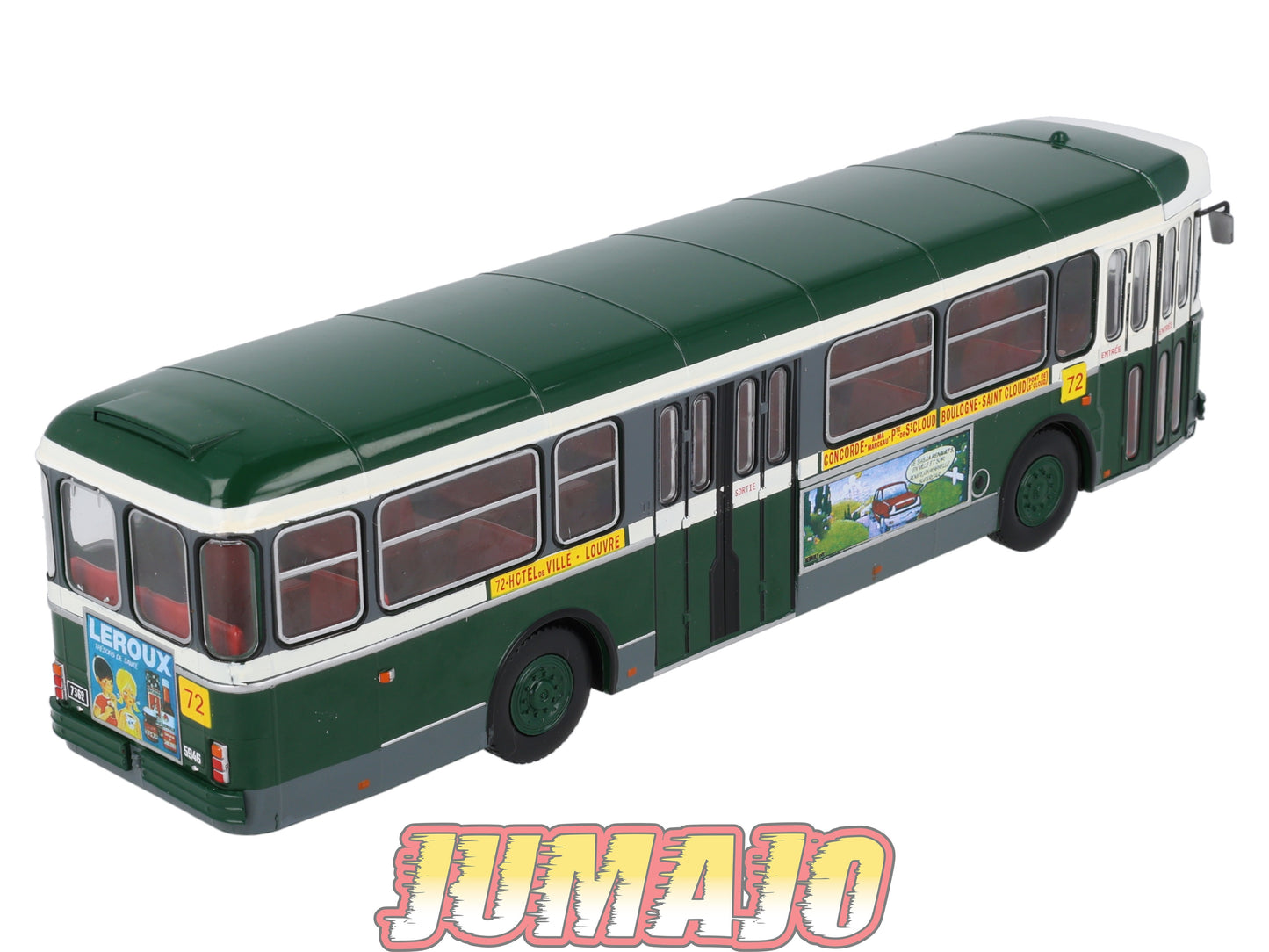 SUB47 Bus 1/43 IXO Hachette SAVIEM SC10U n°72 Hôtel de ville