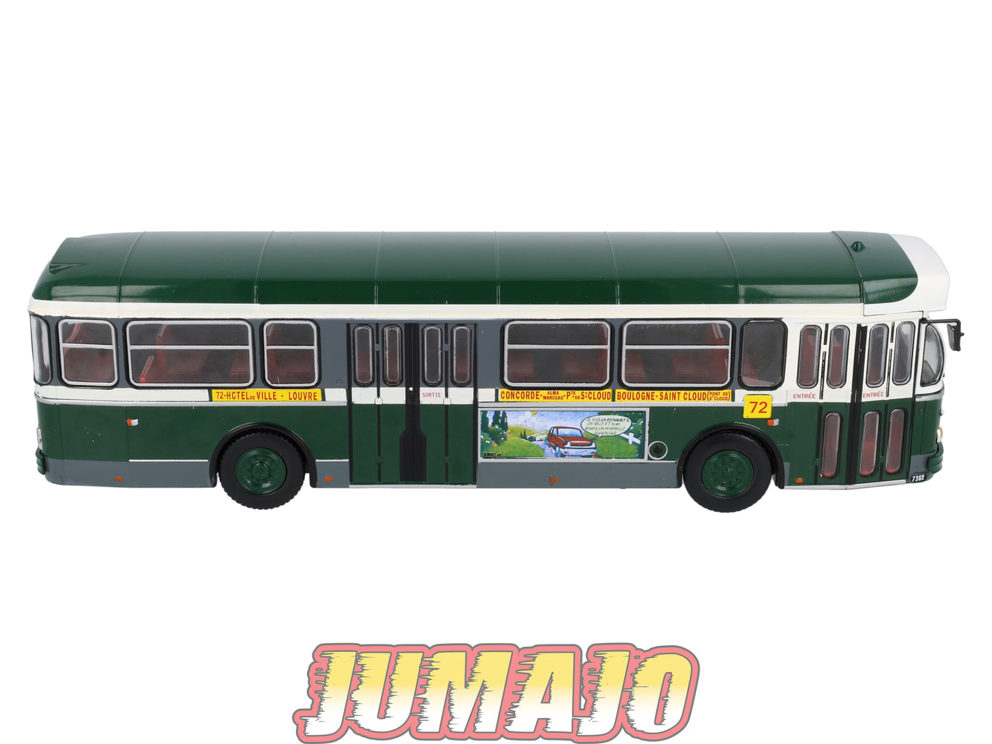 SUB47 Bus 1/43 IXO Hachette SAVIEM SC10U n°72 Hôtel de ville