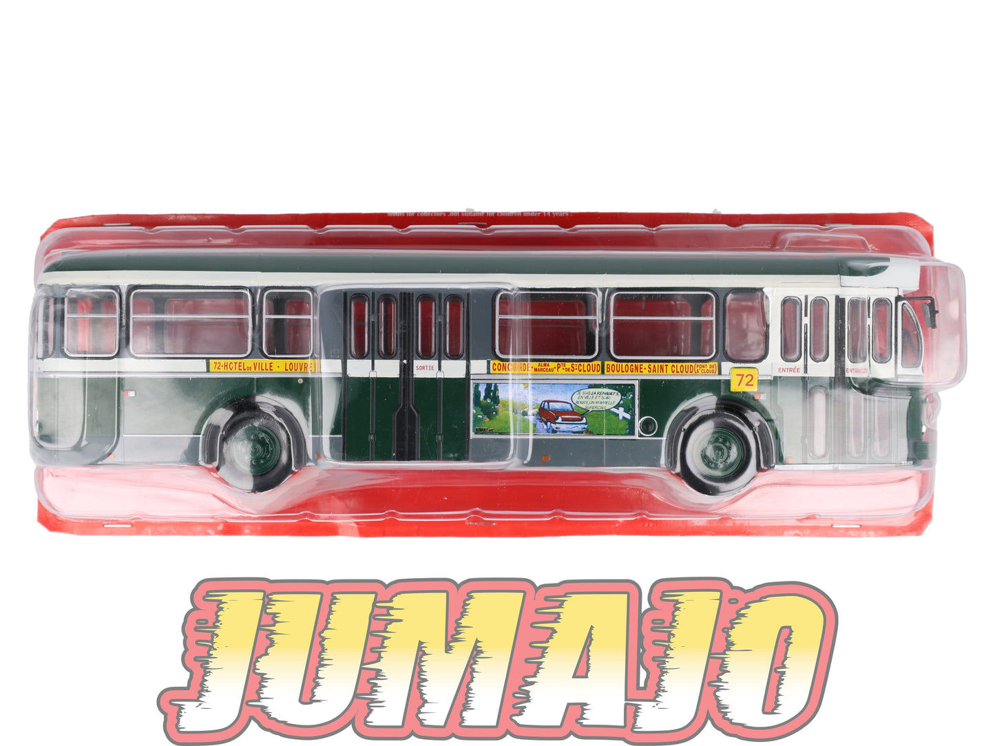 SUB47 Bus 1/43 IXO Hachette SAVIEM SC10U n°72 Hôtel de ville