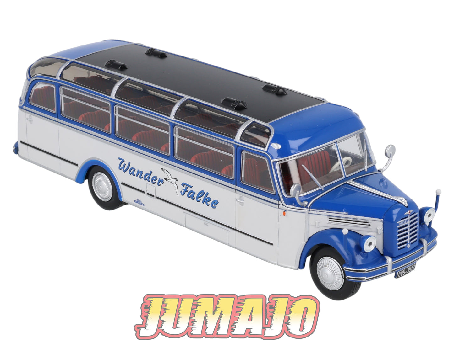 SUB49 Bus 1/43 IXO Hachette BORGWARD BO 4000 wander Falke