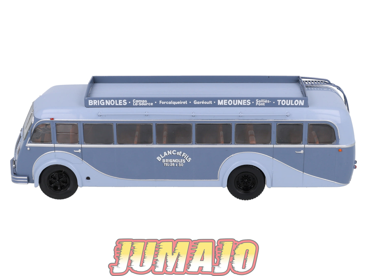 SUB52 Bus 1/43 IXO Hachette BERLIET PC8W Blanc et Fils Brignoles