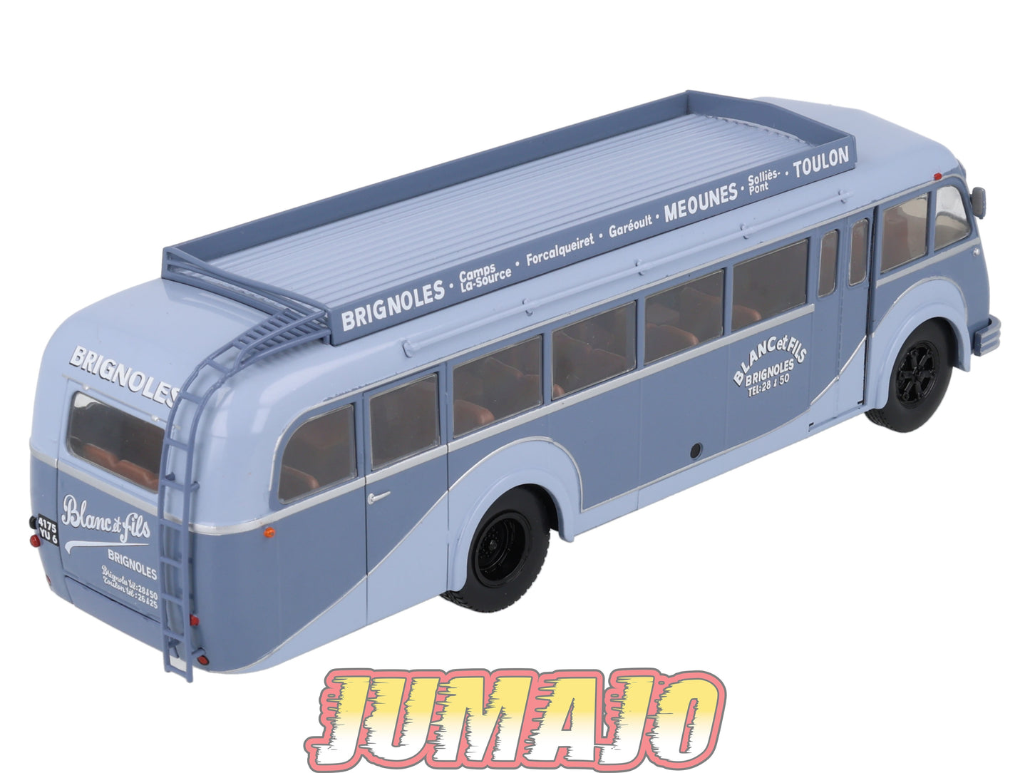SUB52 Bus 1/43 IXO Hachette BERLIET PC8W Blanc et Fils Brignoles