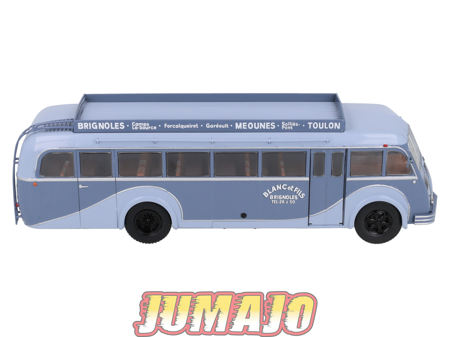 SUB52 Bus 1/43 IXO Hachette BERLIET PC8W Blanc et Fils Brignoles