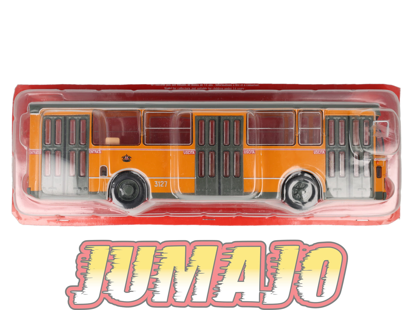 SUB53 Bus 1/43 IXO Hachette FIAT 418 A/C n°33 Stazione Brignole