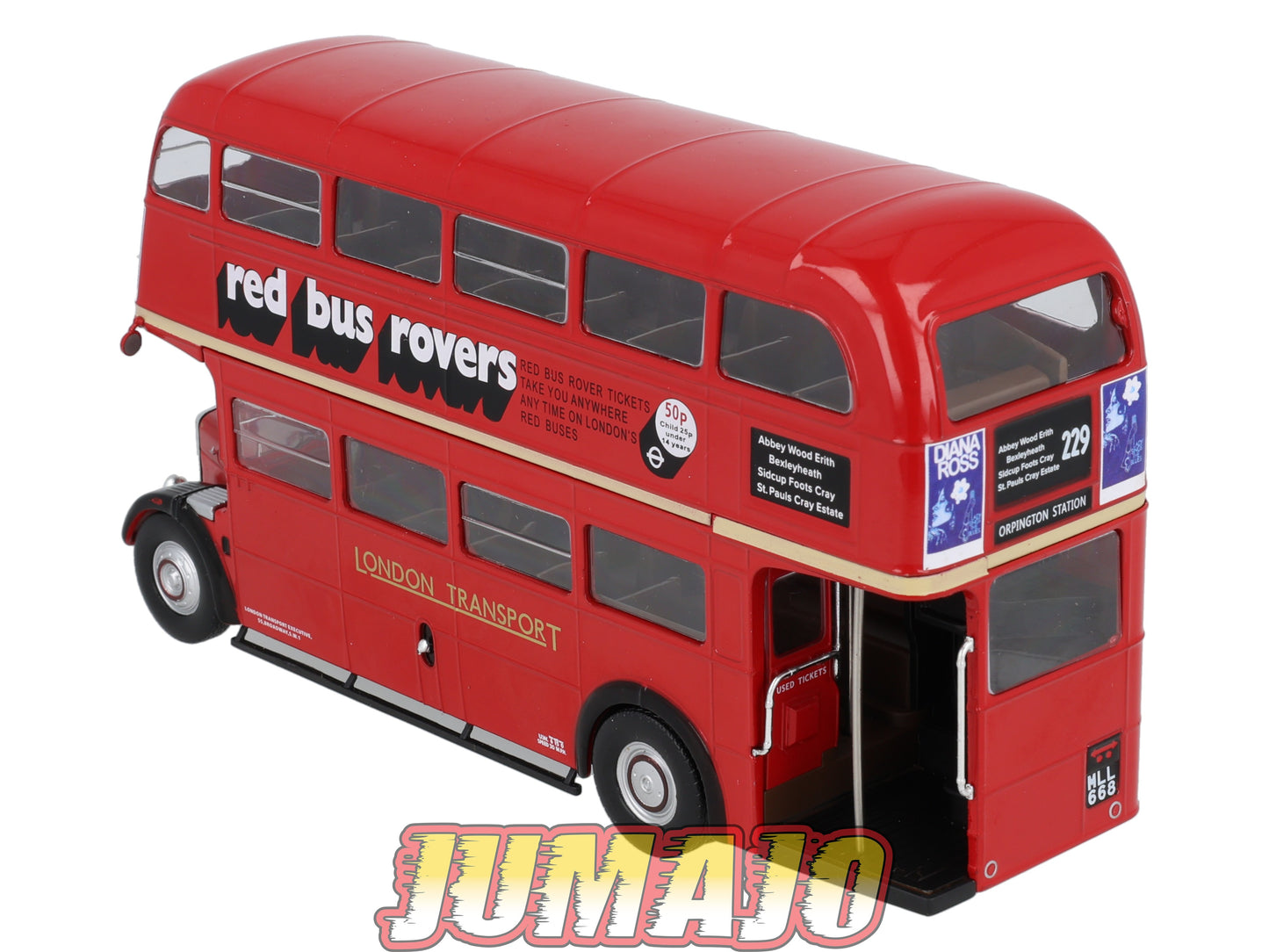 SUB5 Bus 1/43 IXO Hachette AEC Regent III RT Londres Red Bus