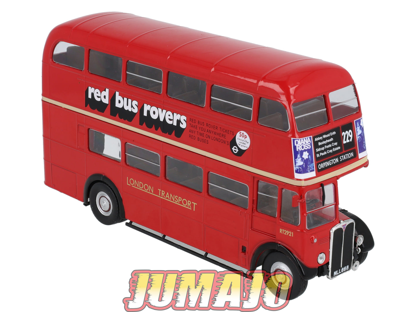 SUB5 Bus 1/43 IXO Hachette AEC Regent III RT Londres Red Bus