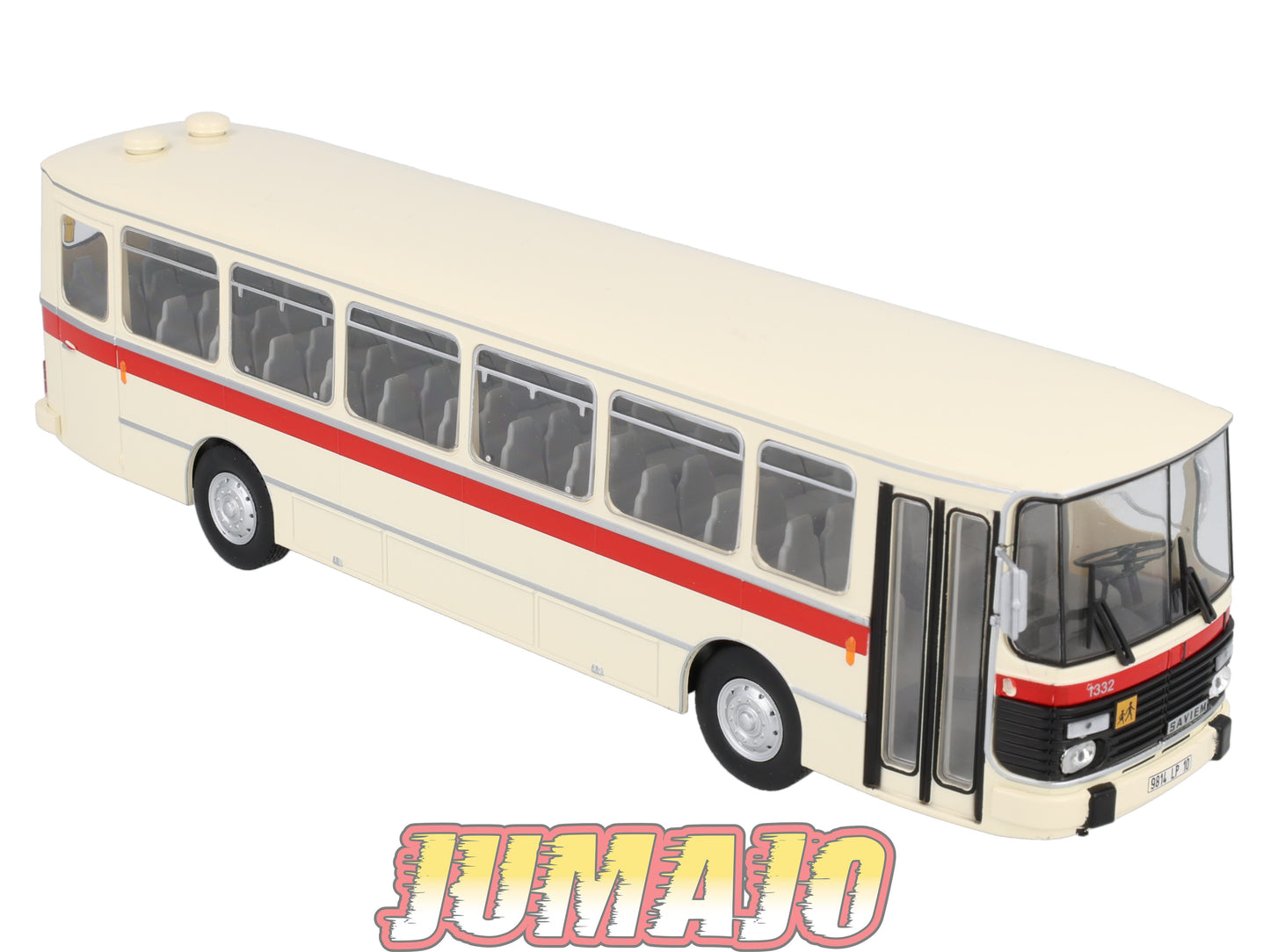SUB64 Bus 1/43 IXO Hachette SAVIEM S53 R n°1332 Ecoles