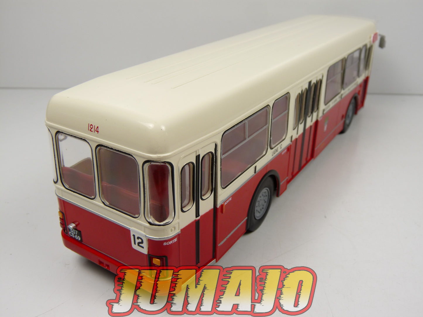 SUB76 Bus 1/43 IXO Hachette BERLIET PCM U Bellecour n°12
