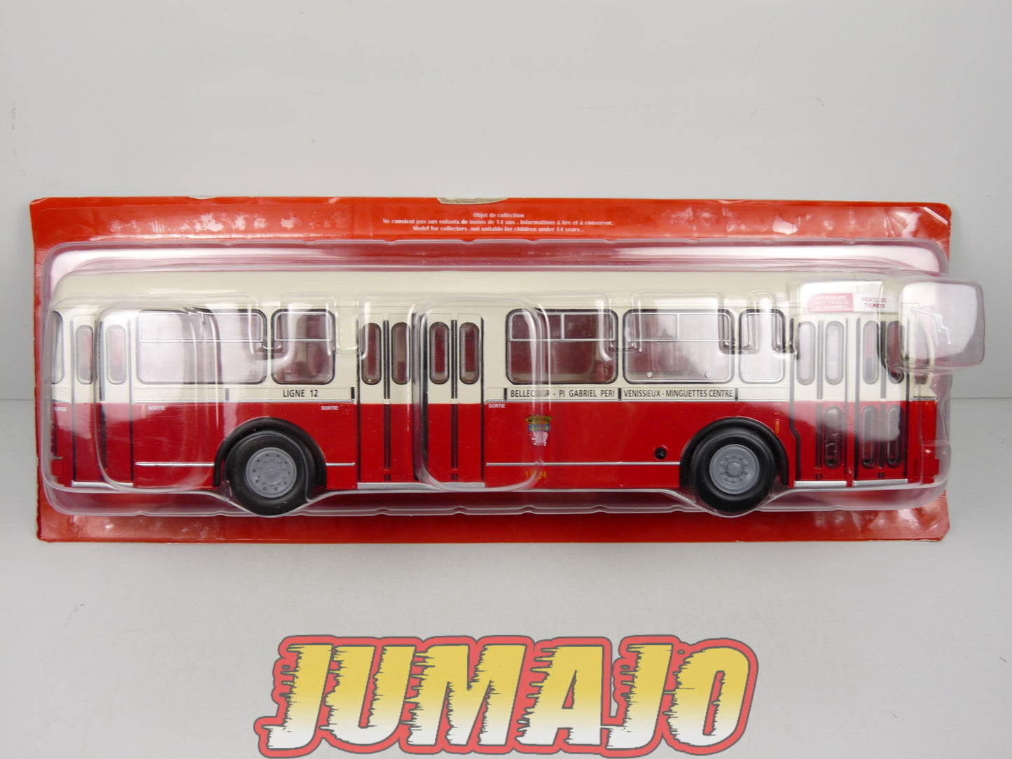 SUB76 Bus 1/43 IXO Hachette BERLIET PCM U Bellecour n°12