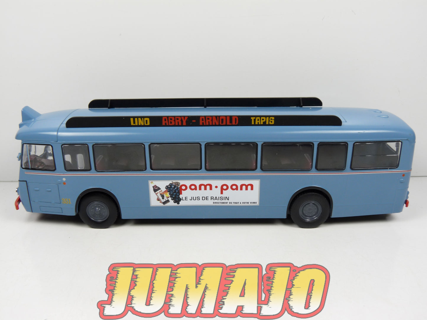 SUB77 Bus 1/43 IXO Hachette SOMUA OP5-3S CTS n°8 Roettig 1954 Strasbourg
