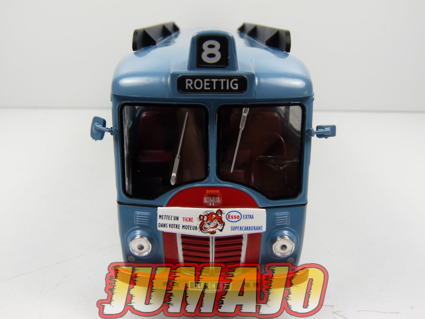SUB77 Bus 1/43 IXO Hachette SOMUA OP5-3S CTS n°8 Roettig 1954 Strasbourg