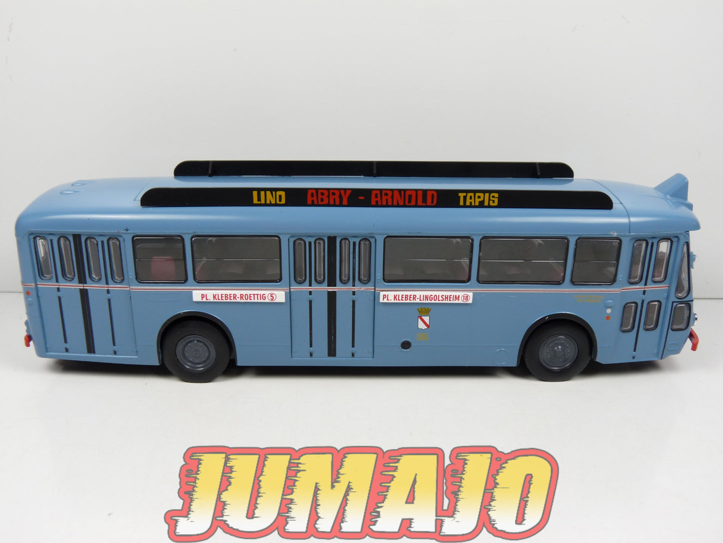 SUB77 Bus 1/43 IXO Hachette SOMUA OP5-3S CTS n°8 Roettig 1954 Strasbourg