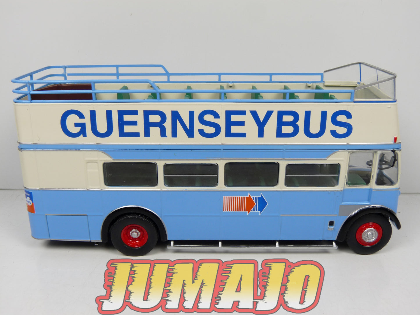 SUB82 Bus 1/43 IXO Hachette AEC Regent III RT Open Top Guernesey 1979