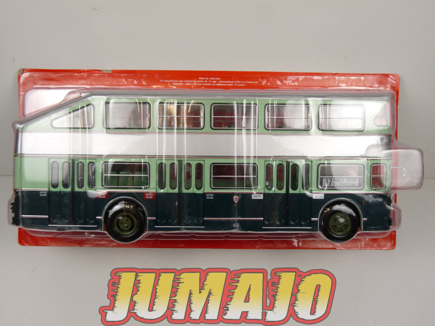 SUB97 BUS IXO Hachette 1/43 : FIAT 412 Aerfer 2729 Italy 1961