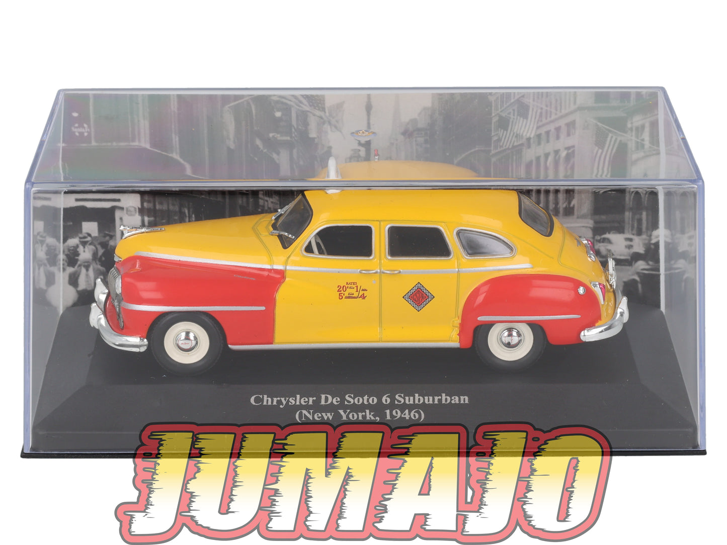 TAX12 Voiture 1/43 IXO Altaya Taxis du Monde CHRYSLER De Soto 6 Suburban 1946 New York