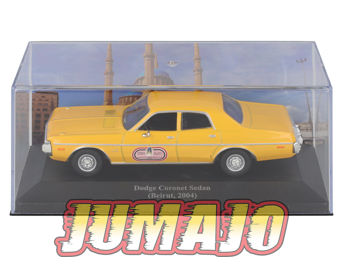 TAX31 Voiture 1/43 IXO Altaya Taxis du Monde : DODGE Coronet Sedan 2004 Beirut