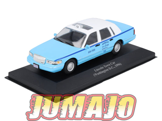 TAX44 Voiture 1/43 IXO Altaya Taxis du Monde LINCOLN Town car 1996 Washington DC