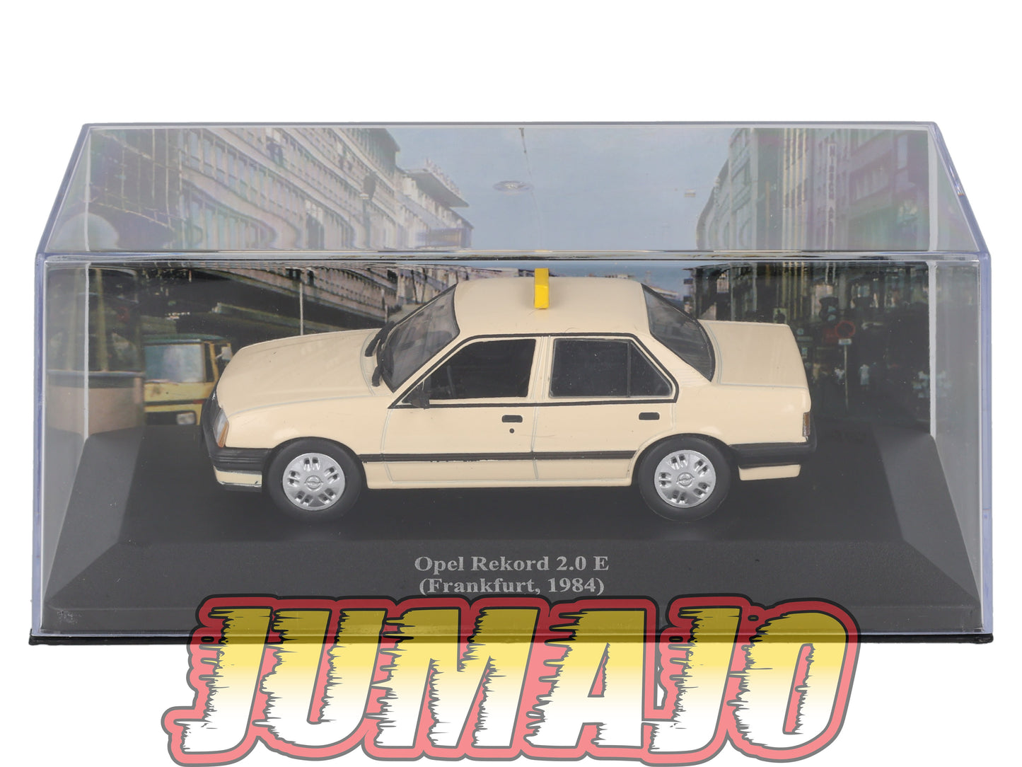 TAX48 Voiture 1/43 IXO Altaya Taxis du Monde : OPEL Rekord 2.0 E 1984 Frankfurt