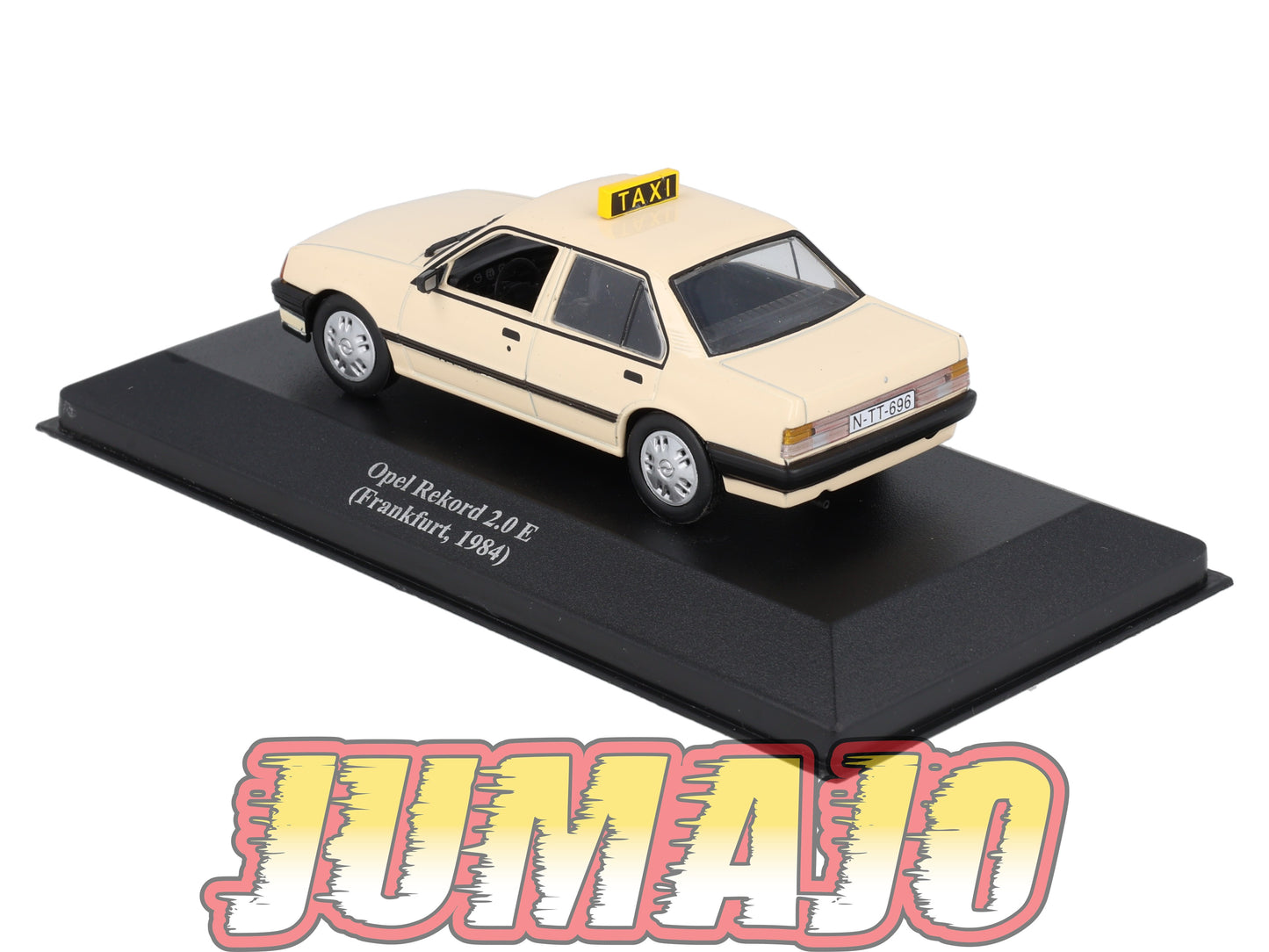 TAX48 Voiture 1/43 IXO Altaya Taxis du Monde : OPEL Rekord 2.0 E 1984 Frankfurt
