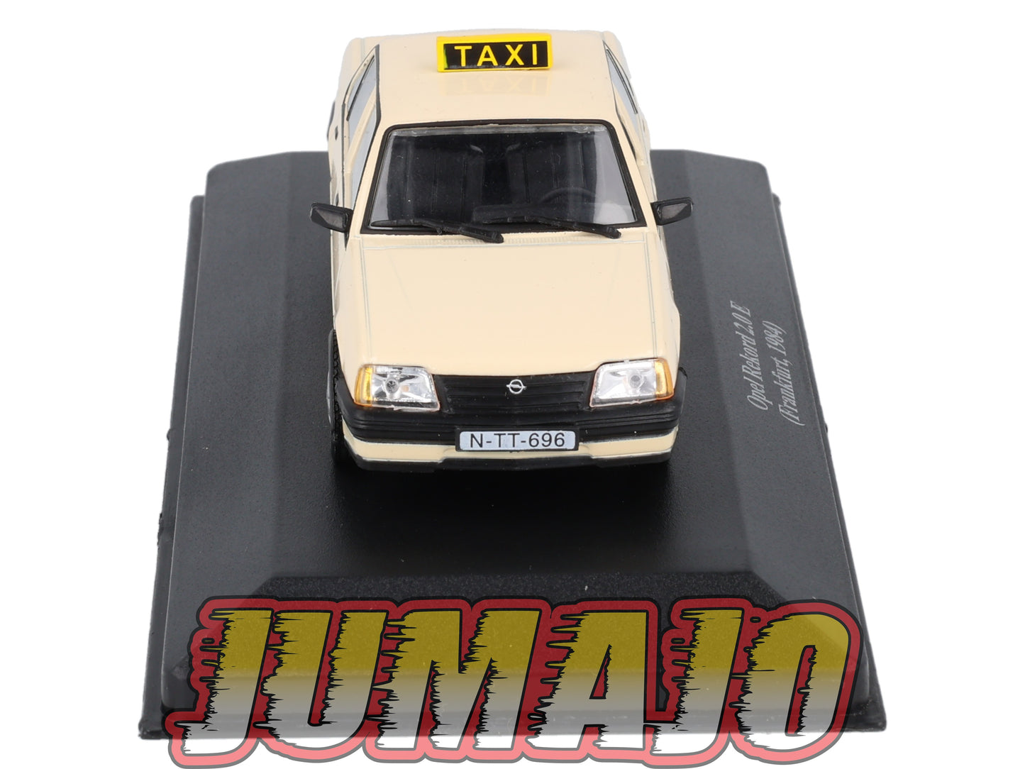 TAX48 Voiture 1/43 IXO Altaya Taxis du Monde : OPEL Rekord 2.0 E 1984 Frankfurt