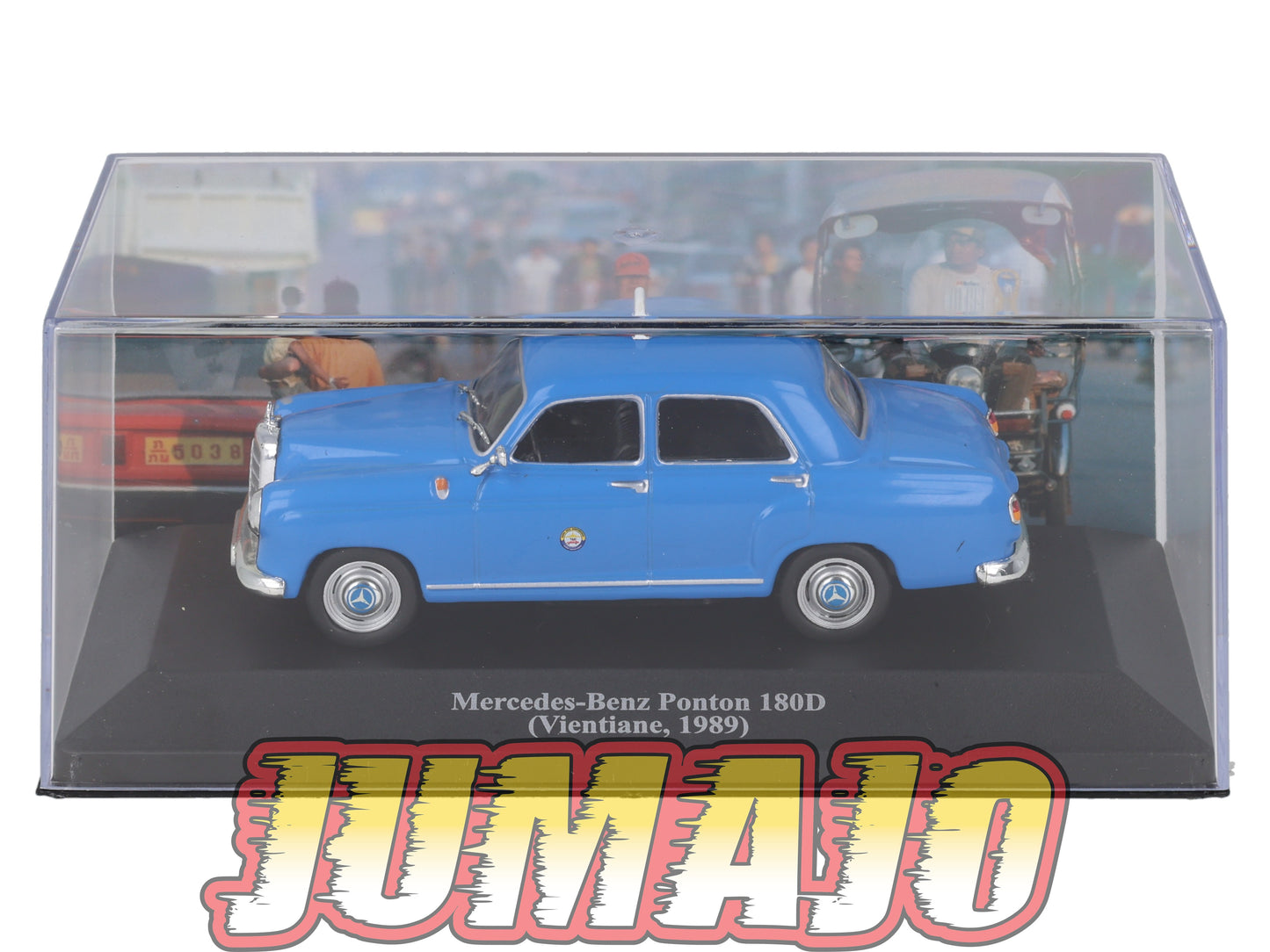 TAX56 Voiture 1/43 IXO Altaya Taxis du Monde MERCEDES-BENZ Ponton 180D 1989 Vientiane