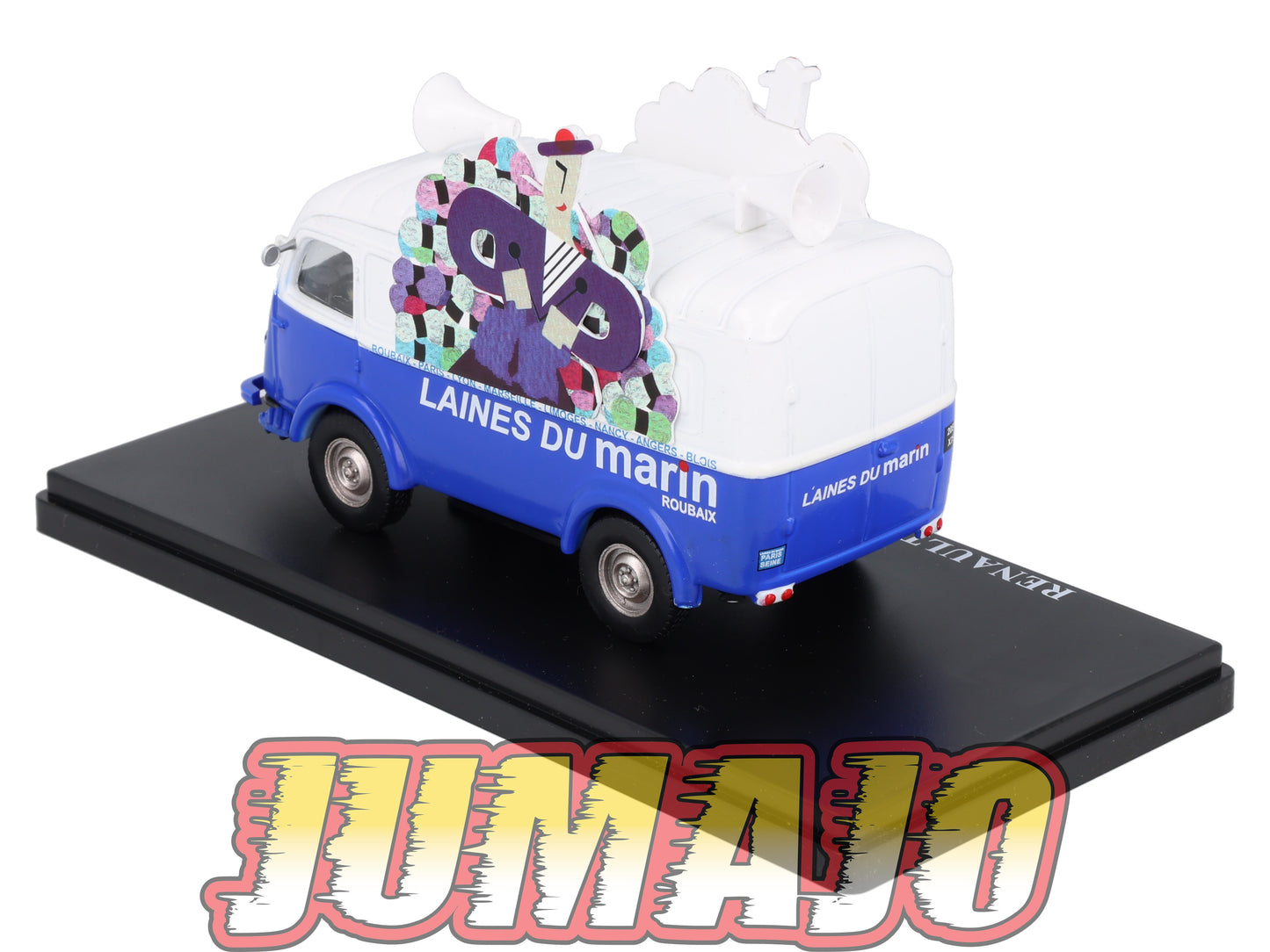 TDF31 Voiture Tour De France 1/43 HACHETTE : RENAULT 1000 Kg Laine du marin