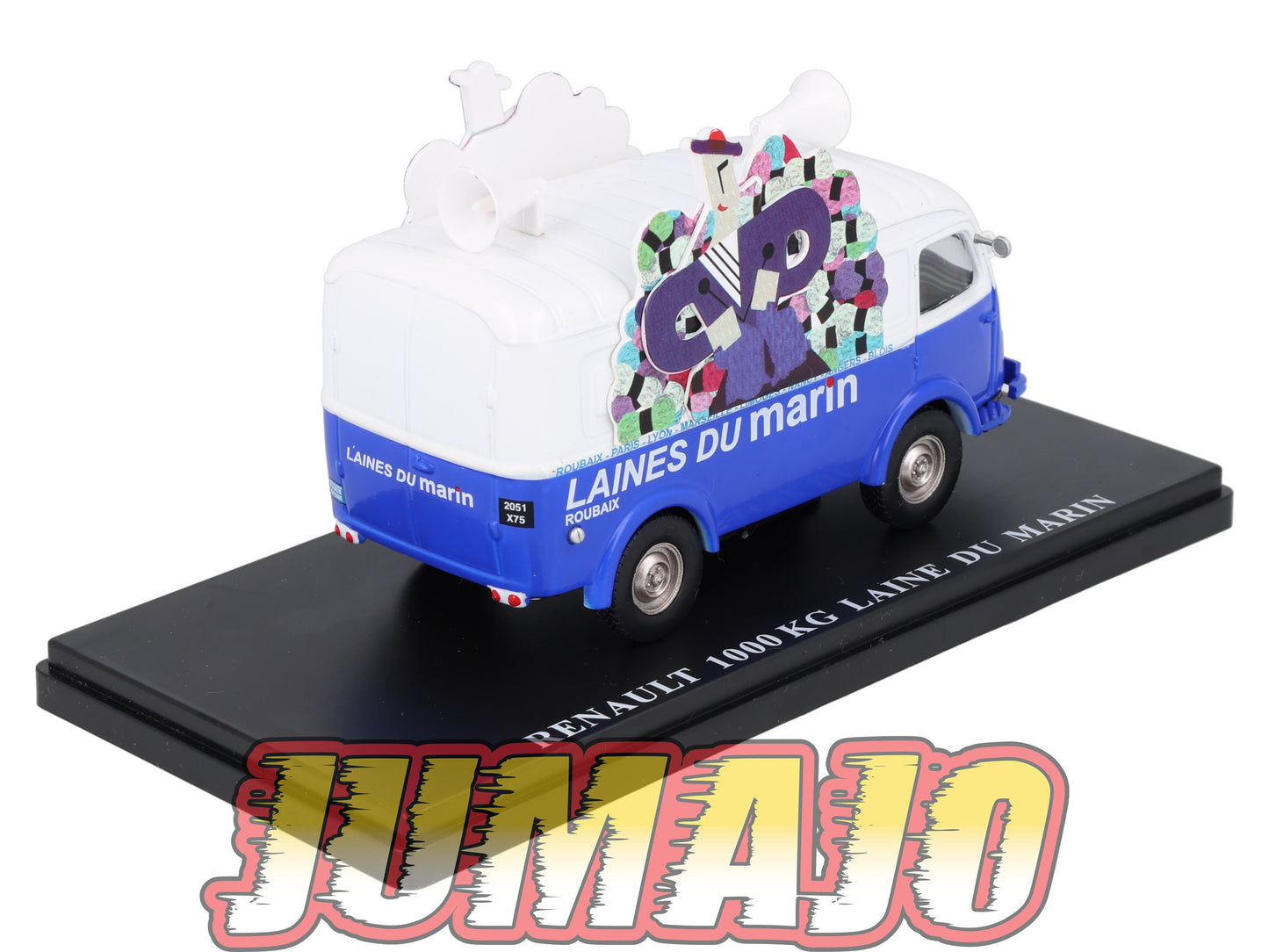 TDF31 Voiture Tour De France 1/43 HACHETTE : RENAULT 1000 Kg Laine du marin