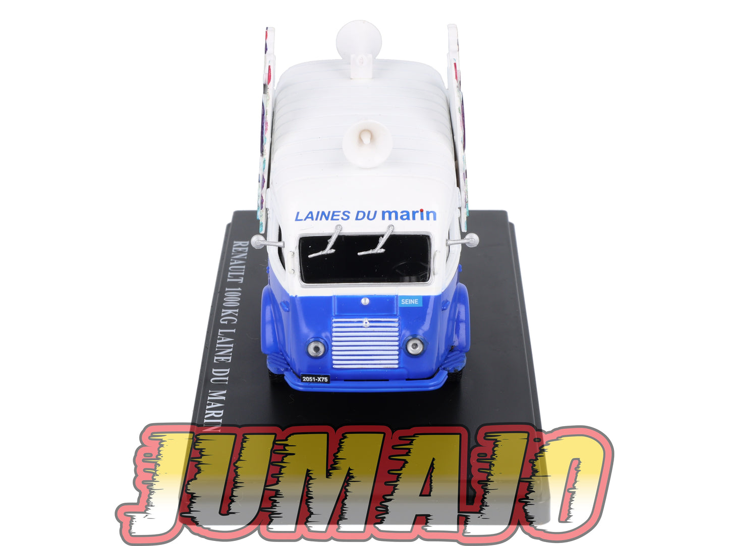 TDF31 Voiture Tour De France 1/43 HACHETTE : RENAULT 1000 Kg Laine du marin